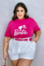 Tshirt Barbie Pink Plus Size