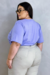 Tshirt Básica Lilas Plus Size - comprar online