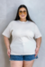 Tshirt Básica Areia Plus Size na internet