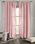 Cortina Tusor 100% Algodón rosa - OFERTA