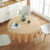 Mantel redondo con volados de Tusor - comprar online