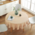 Mantel redondo con volados de Tusor - comprar online