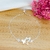 Pulseira de Borboleta com Zircônias Banhada a Prata - comprar online