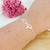 Pulseira Infinita Fé Banhada a Prata