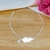 Pulseira de Pena com Zircônia Banhada a Prata