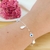 Pulseira de Olho Grego Banhada a Prata