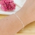 Pulseira Cartie fina Banhada a Prata