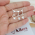COLAR COM 3 FILHOS CRAVEJADOS DE ZIRCÔNIAS BANHADOS A PRATA