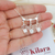 COLAR COM 3 FILHOS CRAVEJADOS DE ZIRCÔNIAS BANHADOS A PRATA - Kilara Joias 