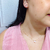 Conjunto de Colar e Brincos de Corações de Zircônias Rosa Banhado a Ouro 18k - comprar online