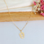 Colar com pingente de Menina Anjo Banhado a Ouro 18k na internet