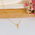 COLAR INFANTIL FADA SININHO BANHADO A OURO 18K