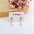 BRINCO INFANTIL PENDURADO DE ESTRELA BANHADO A OURO 18K