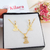 CONJUNTO INFANTIL DE COLAR E BRINCOS DE CACHORRINHO BANHADO A OURO 18K - comprar online