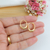 BRINCO DE ARGOLAS OVAL BANHADO A OURO 18K - comprar online