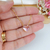 COLAR DE CORAÇÃO ZIRCÔNIA ROSA BANHADO A OURO 18K