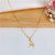 COLAR DE BAILARINA COM ZIRCÔNIAS BANHADO A OURO 18K na internet