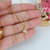 COLAR DE BAILARINA COM ZIRCÔNIAS BANHADO A OURO 18K