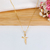 COLAR DE CRUZ JESUS BANHADO A OURO 18K na internet