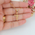 COLAR DE CRUZ JESUS BANHADO A OURO 18K