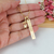 COLAR VOVÓ DE MENINO COM PLAQUINHA PERSONALIZADA BANHADO A OURO 18K