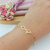 Pulseira Fé Inifinita Banhada a Ouro 18k