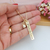 COLAR VOVÓ DE MENINA COM PLAQUINHA PERSONALIZADA BANHADA A OURO 18K
