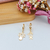 BRINCO DE FILHOS CASAL LISO BANHADO A OURO 18K