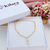 PULSEIRA INFANTIL COM PINGENTE DE FIGA BANHADA A OURO 18K