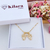 COLAR DE FILHOS 2 MENINAS COM ZIRCÔNIAS BANHADAS A OURO 18K - comprar online