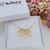 COLAR DE FILHOS 2 MENINOS E 1 MENINA COM ZIRCÔNIAS BANHADO A OURO 18K - comprar online