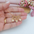 COLAR DE FILHOS 3 MENINAS COM ZIRCÔNIAS BANHADAS A OURO 18K