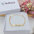 PULSEIRA INFANTIL DE CHAPINHA COM NOME PERSONALIZADA BANHADA A OURO 18K - comprar online