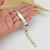 PULSEIRA MASCULINA ELOS 3X1 CHAPA LISA BANHADA A OURO 18K