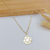 CORRENTE GRUMET 3X1 COM PINGENTE ESTRELA DE DAVI MASCULINA BANHADA A OURO 18K - comprar online