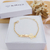 PULSEIRA INFANTIL MENINO DE CHAPINHA PERSONALIZADA COM NOME BANHADA A OURO 18K