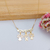 COLAR DE FILHOS COM 3 PINGENTES LISOS PERSONALIZADO COM NOMES BANHADO A OURO 18K - comprar online
