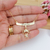 COLAR DE FILHOS 1 MENINA CRAVEJADA DE ZIRCÔNIAS PERSONALIZADO COM NOME BANHADO A OURO 18K