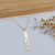 COLAR COM PLAQUINHA ABENÇOADA BANHADO A OURO 18K