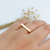 ANEL DE CHAPA LISO BANHADO A OURO 18K