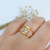 ANEL DE FILHOS 1 MENINO BANHADO A OURO 18K