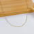 CORRENTE CARTIE 60 CM MASCULINA BANHADA A OURO 18K - comprar online