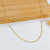 CORRENTE GRUMET 3X1 60 CM MASCULINA BANHADA A OURO 18K - comprar online