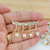 COLAR DE FILHOS 4 PINGENTES COM ZIRCÔNIAS PERSONALIZADO COM NOMES BANHADOS A OURO 18K - comprar online