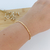 PULSEIRA CORDÃO BAIANO 2,5 MM BANHADA A OURO 18K