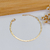 PULSEIRA LAMINADA FITA BANHADA A OURO 18K - comprar online
