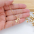 COLAR DE BORBOLETA LISA BANHADO A OURO 18K