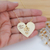 COLAR DE FILHOS COM 1 MENINA COM ZIRCÔNIAS E MEDALHA DE CORAÇÃO COM NOME GRAVADO BANHADA A OURO 18K