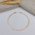 PULSEIRA GRUMET FLAT 3 MM MASCULINA BANHADA A OURO 18K - comprar online