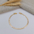 PULSEIRA GRUMET FLAT 4MM MASCULINA BANHADA A OURO 18K - comprar online